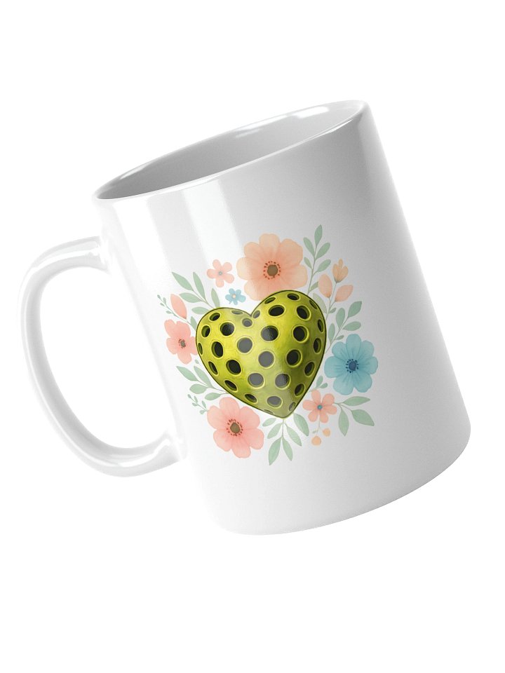 Pickleball Heart Flowers Floral Delight Mug product image (2)