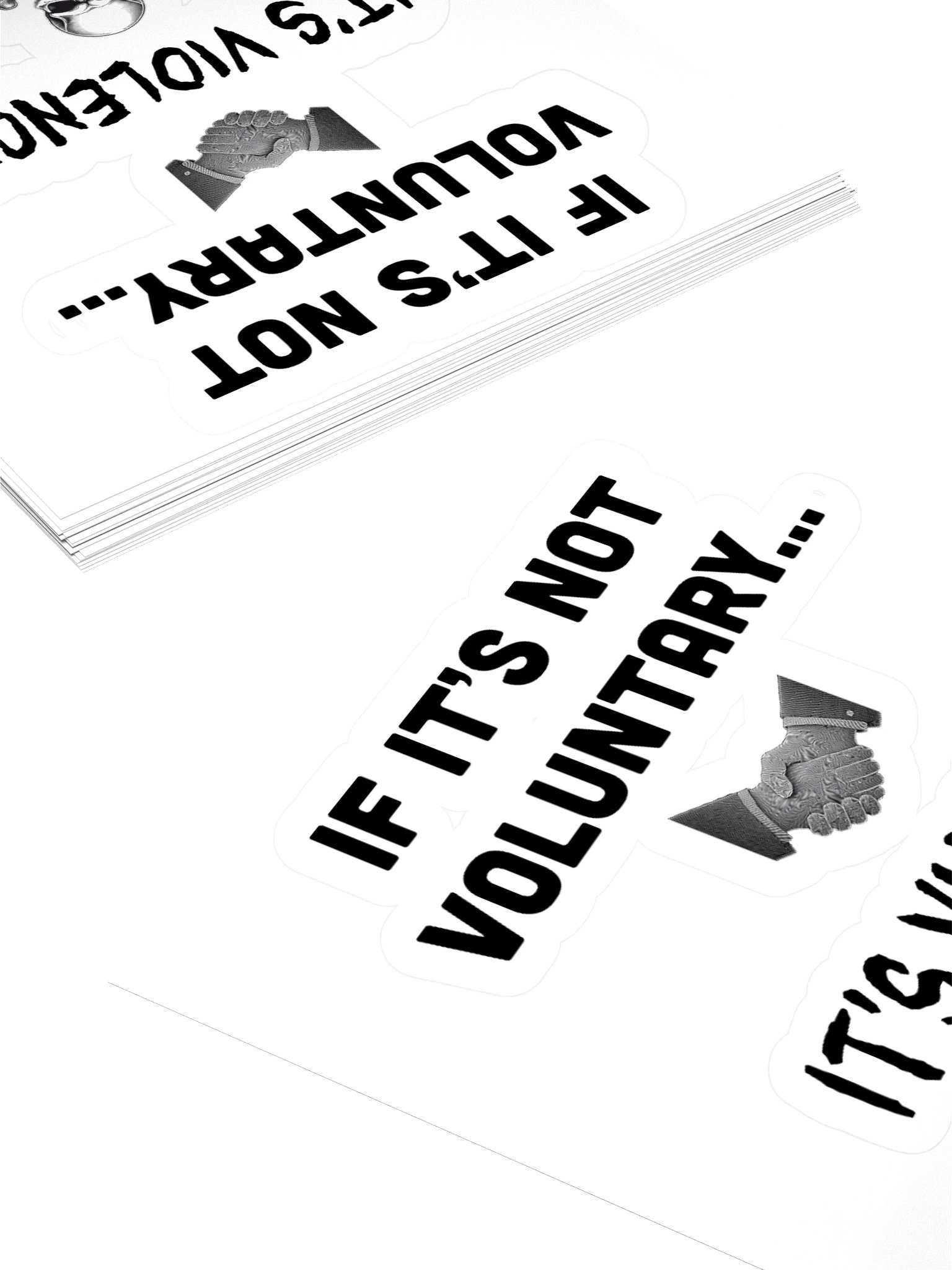 If It's Not Voluntary Sticker product image (10)