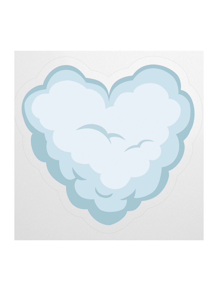 Cloud Heart Sticker product image (1)