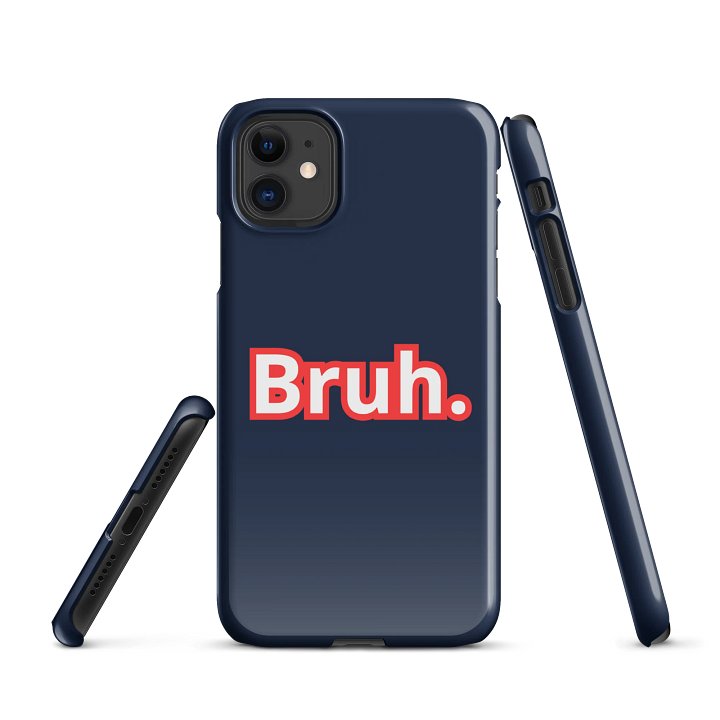 Chad's "Bruh" iPhone Case product image (2)