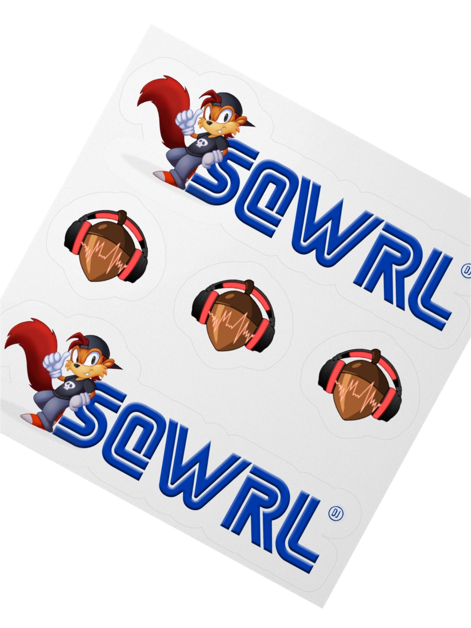 Retro SQWRL Sticker Sheet product image (4)