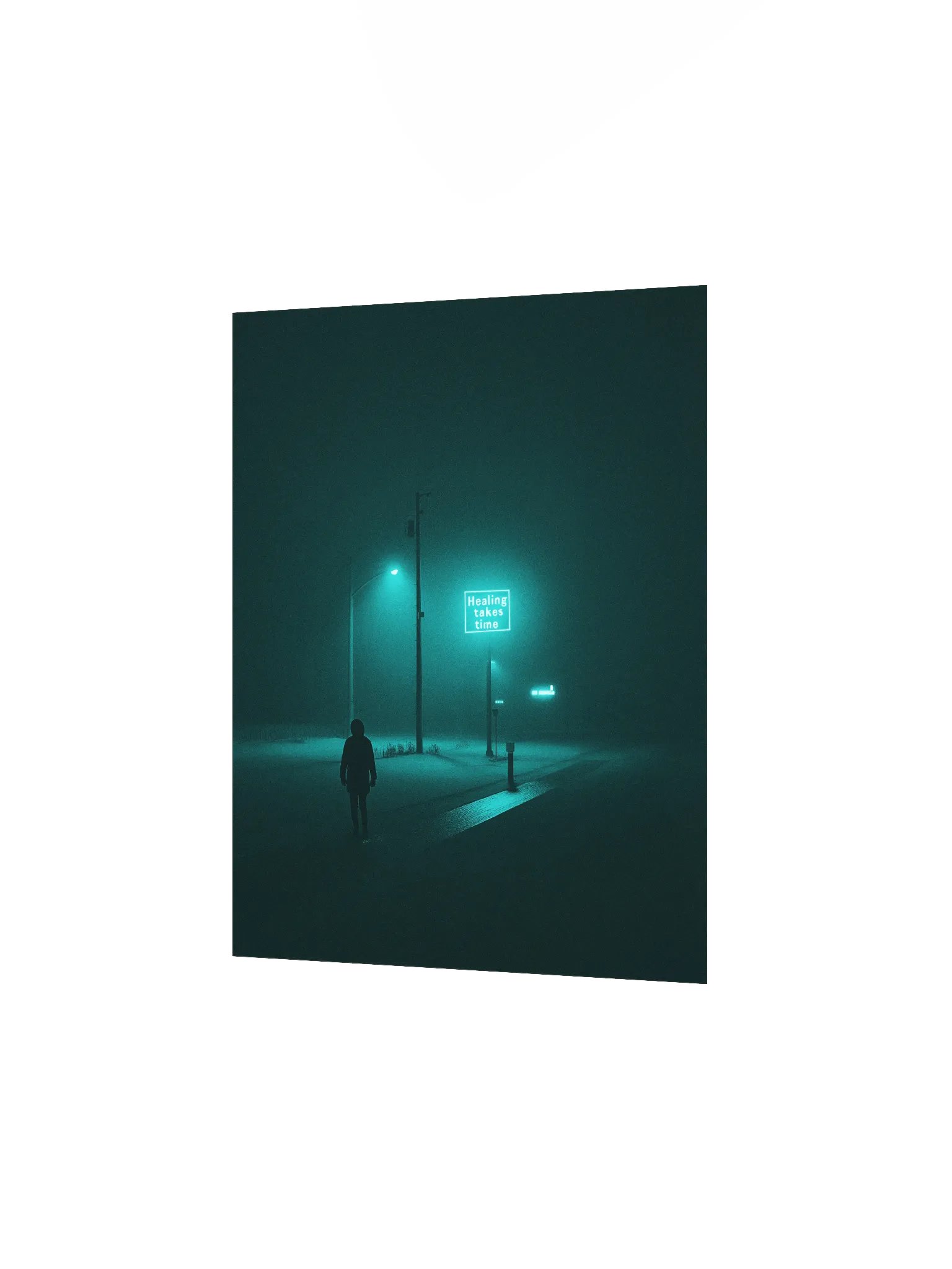 "Healing takes time" Matte Poster product image (2)