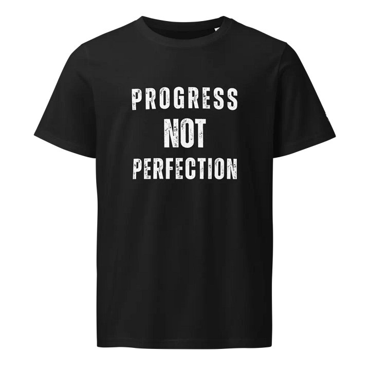 PROGRESS NOT PERFECTION Regular Fit T-shirt product image (1)