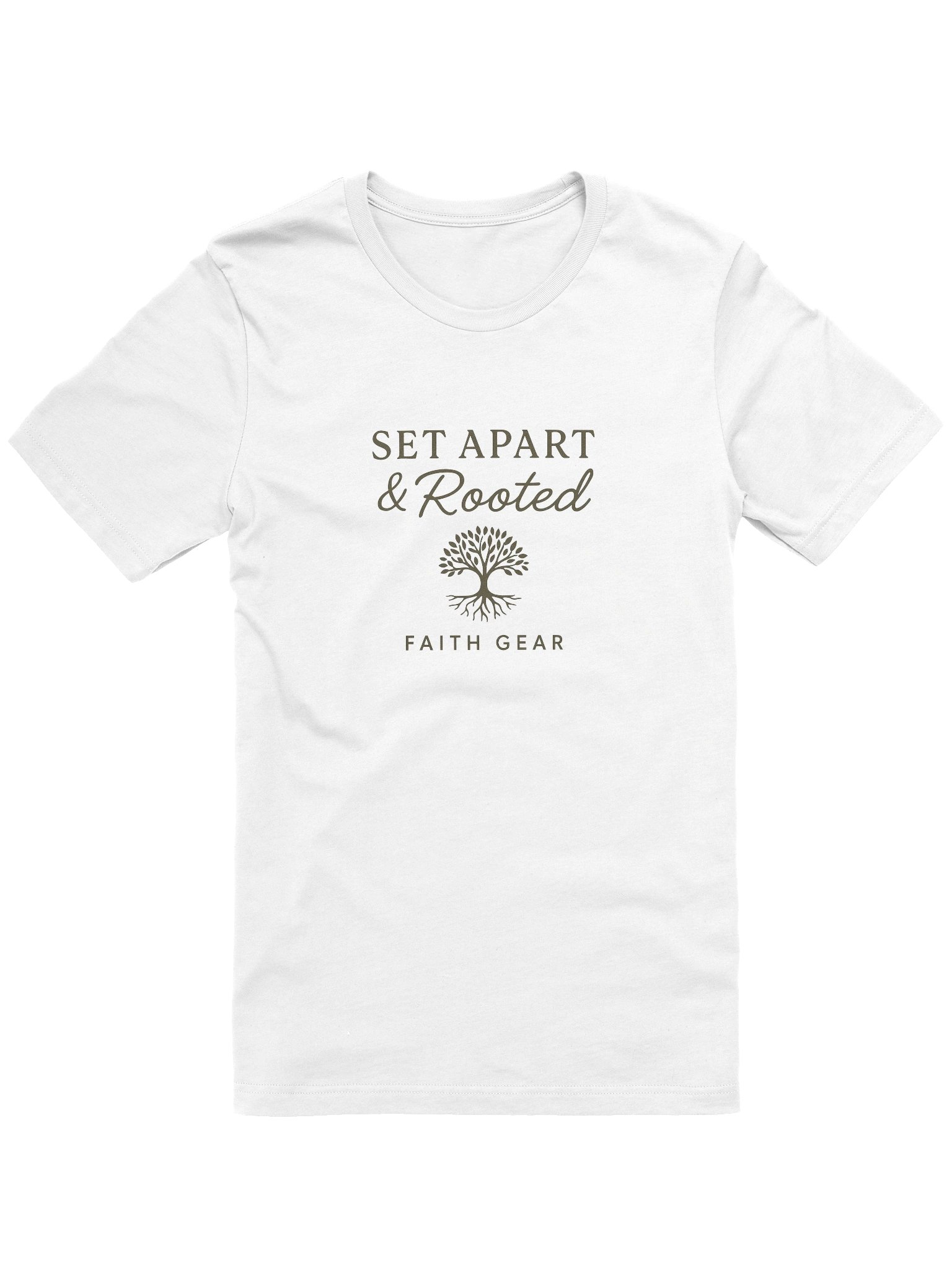 Set Apart & Rooted Branded Tee (Light Colors) Tree Logo product image (1)