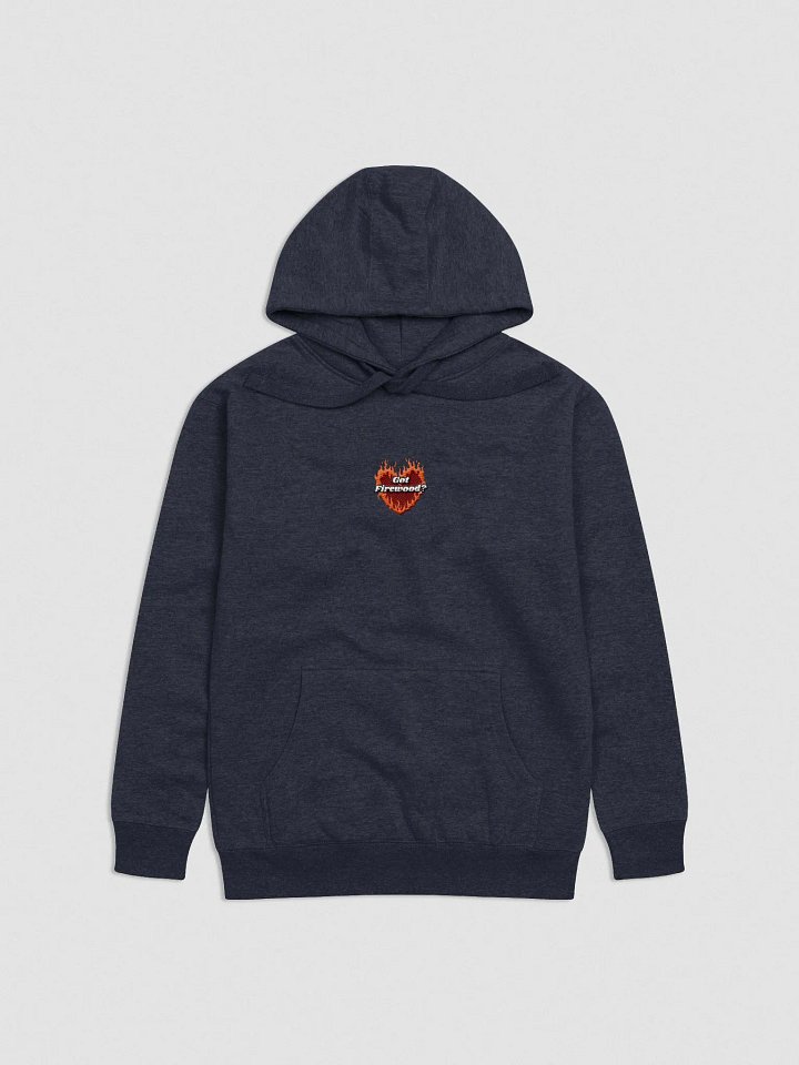 Flaming Heart - Got Firewood? | Embroidered Hoodie product image (17)