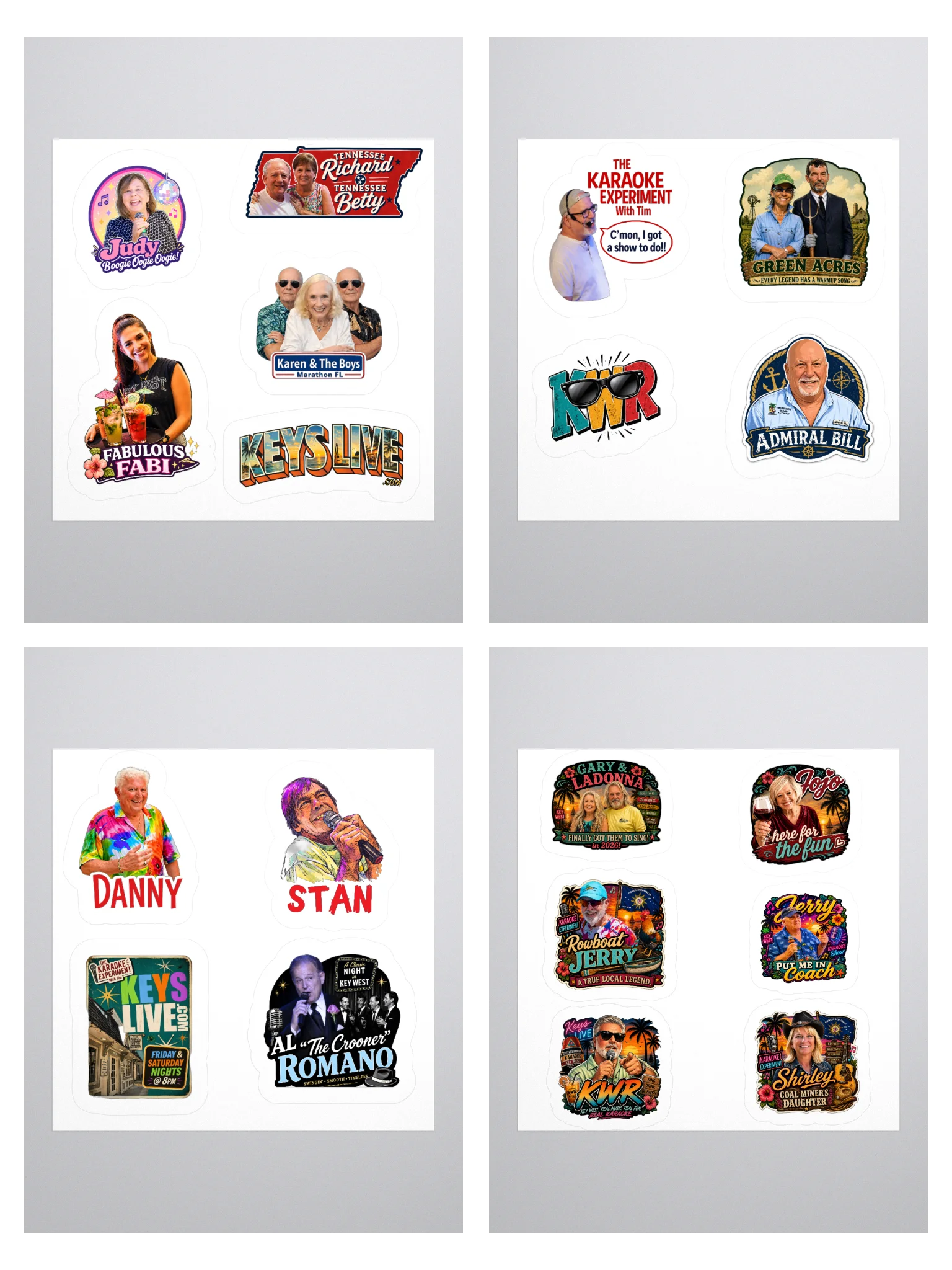 Vinyl Character Sticker Bundle Pack! product image (1)