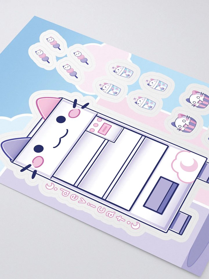 CandiCat Vending Machine Sticker Sheet product image (2)