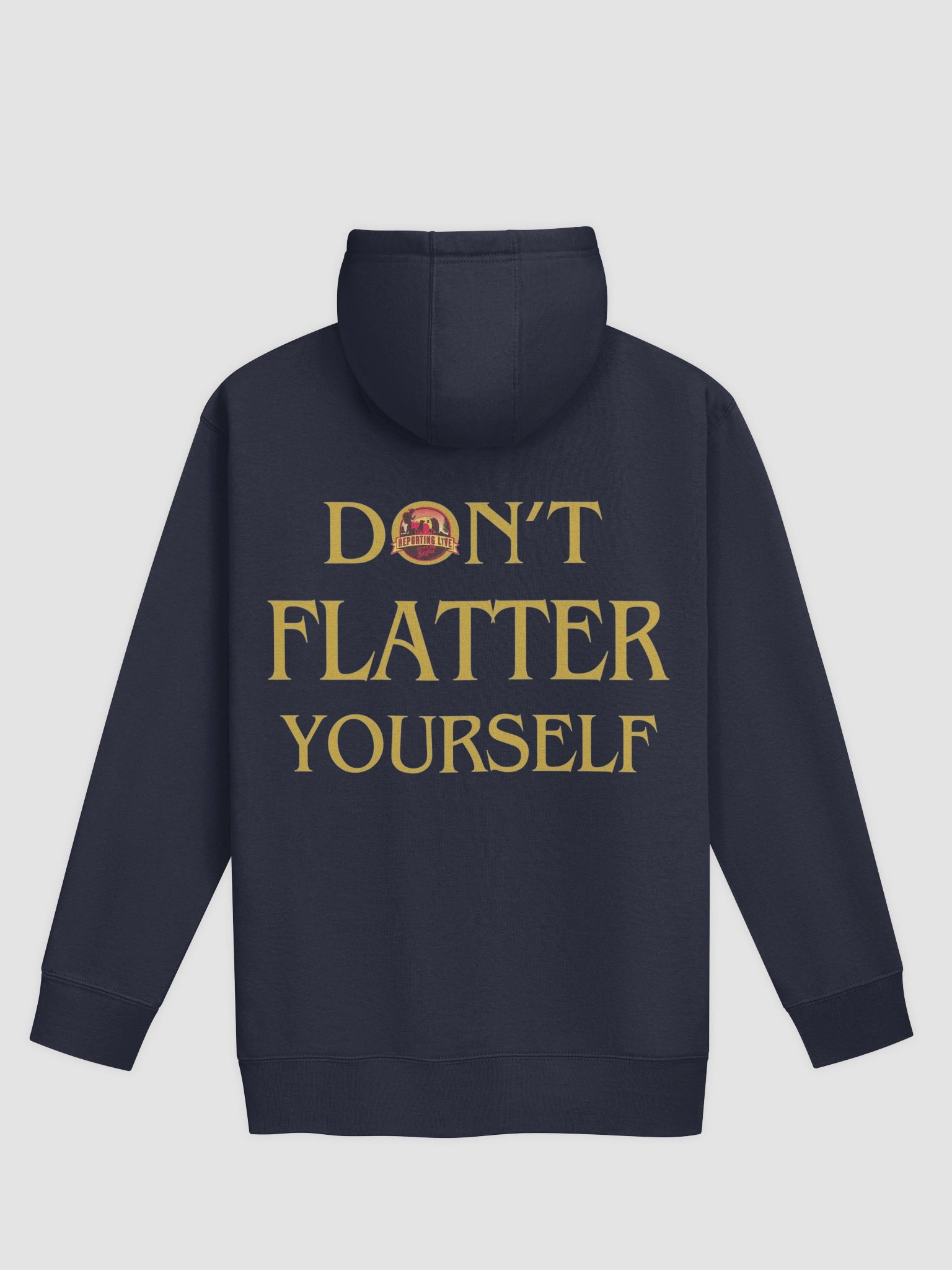 DFY Don't Flatter Yourself Reaction Cotton Heritage Unisex Premium Hoodie product image (2)