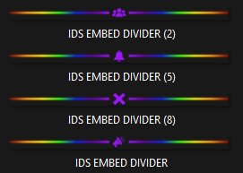 Rainbow Embed Divider Bars Pack product image (1)