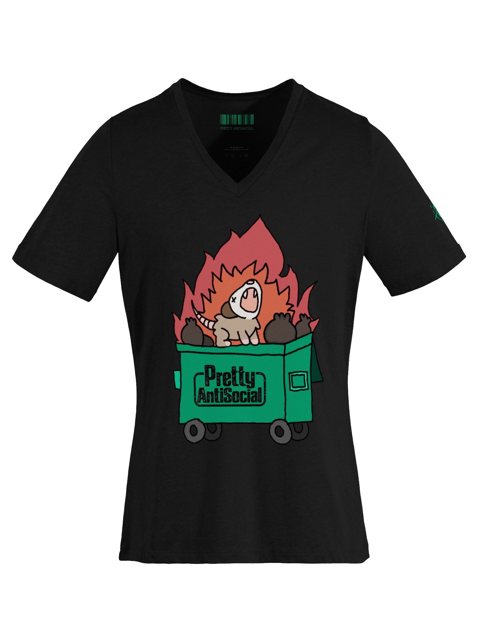 Pretty Little Dumpster Fire V-Neck product image (5)