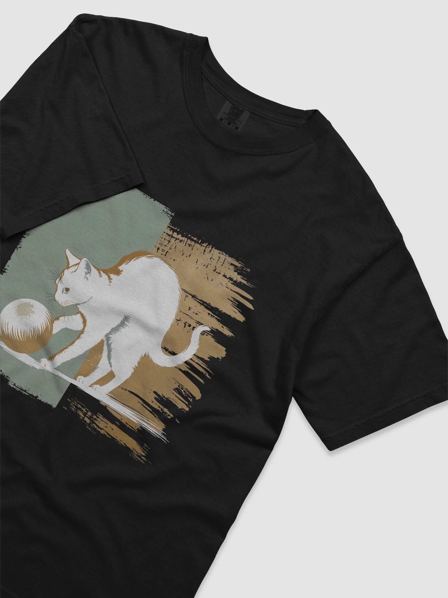 Holiday cat charm shirt -relaxed fit product image (17)