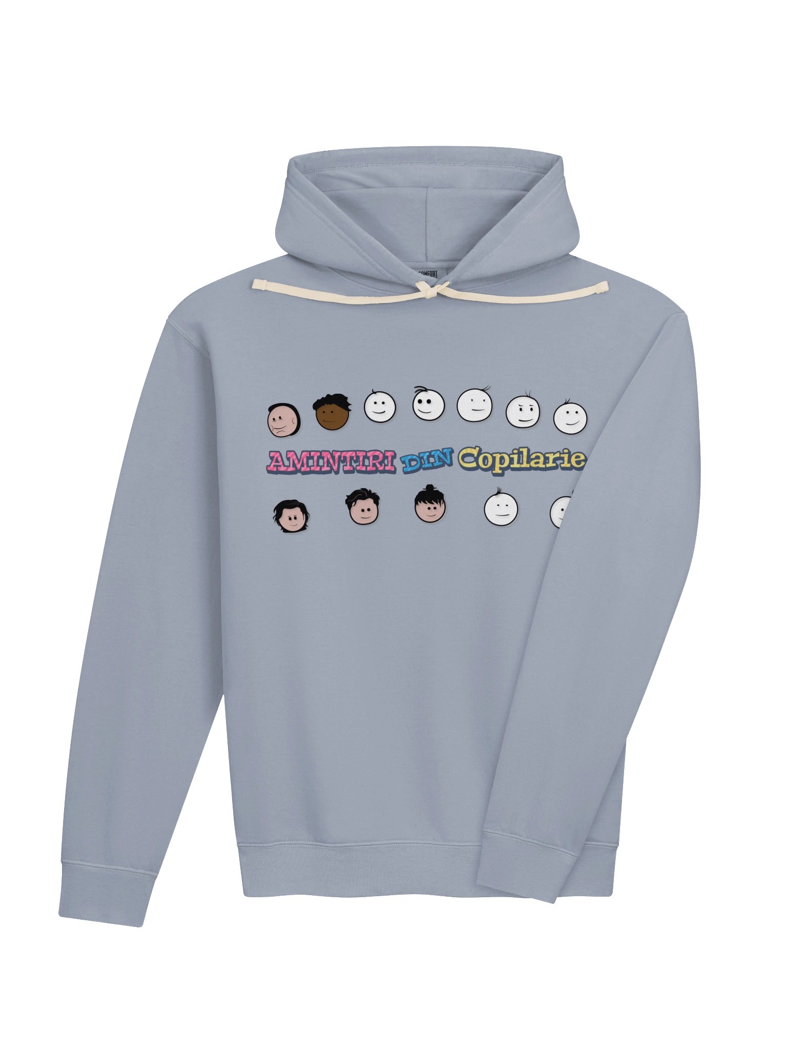 🧥 Hanorac Albastru Jean Bărbați „Amintiri Din Copilărie” – Personajele product image (4)