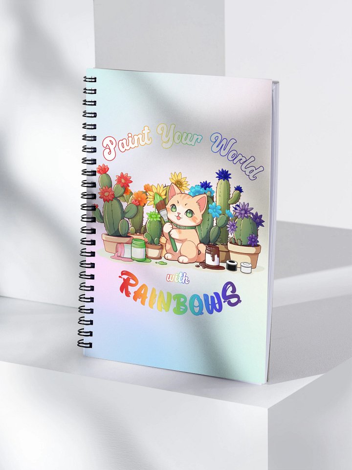Rainbow Kitten Artist Notebook product image (1)