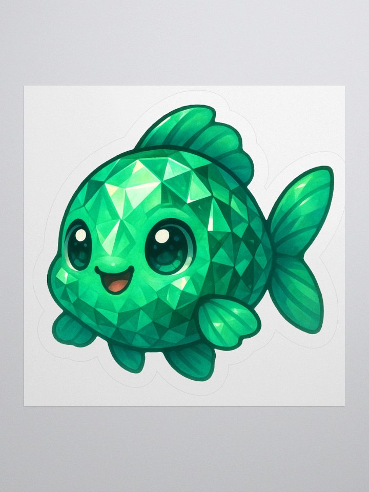 Emerald (May) Fish Sticker product image (2)
