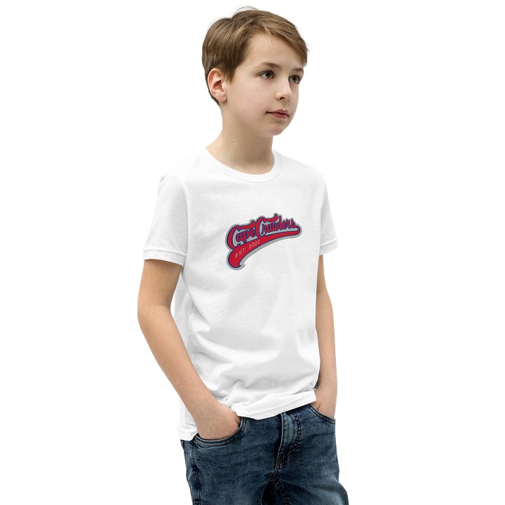 Youth Varisty Tee (red logo) product image (34)