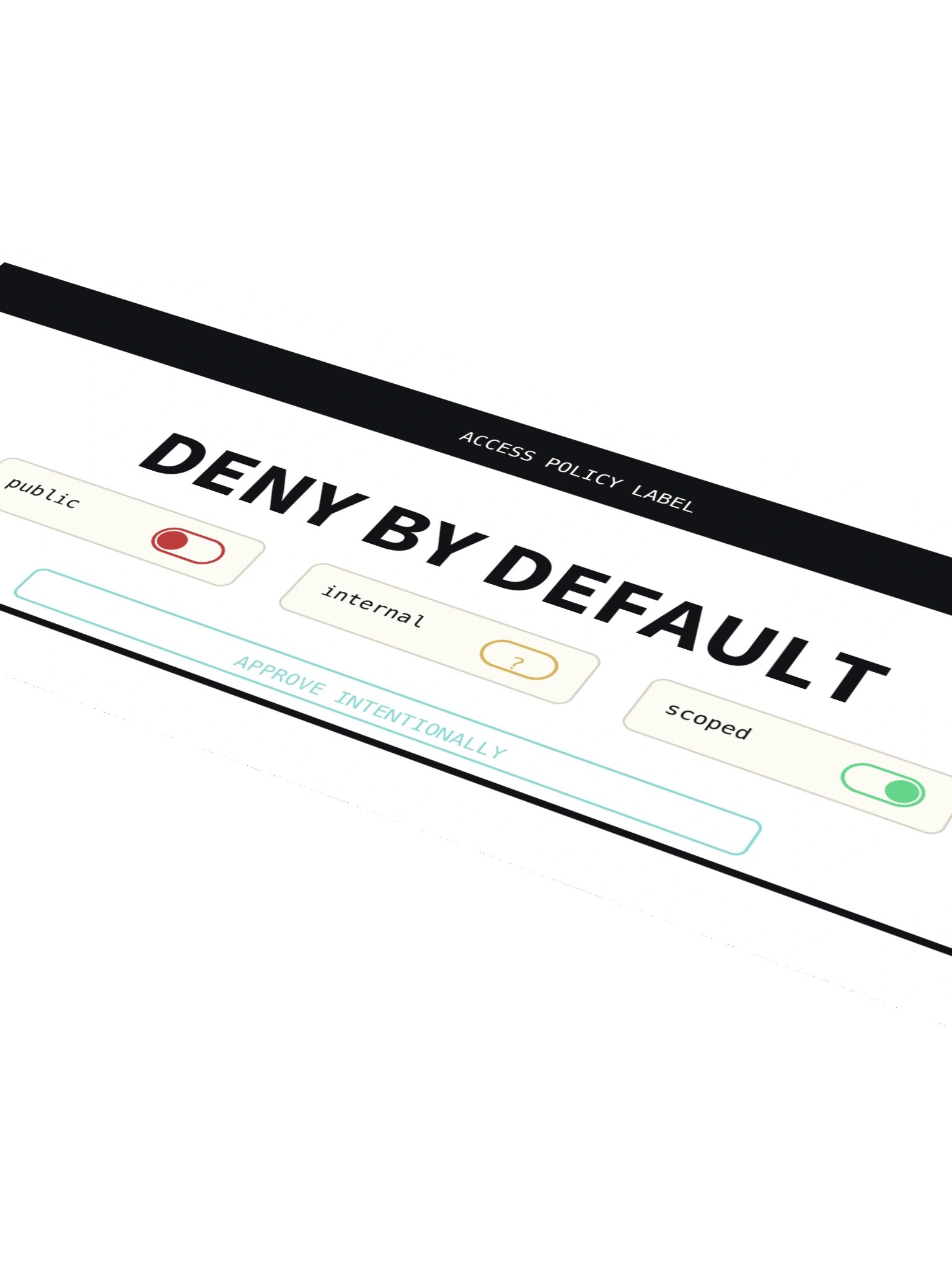 Deny By Default Sticker product image (4)