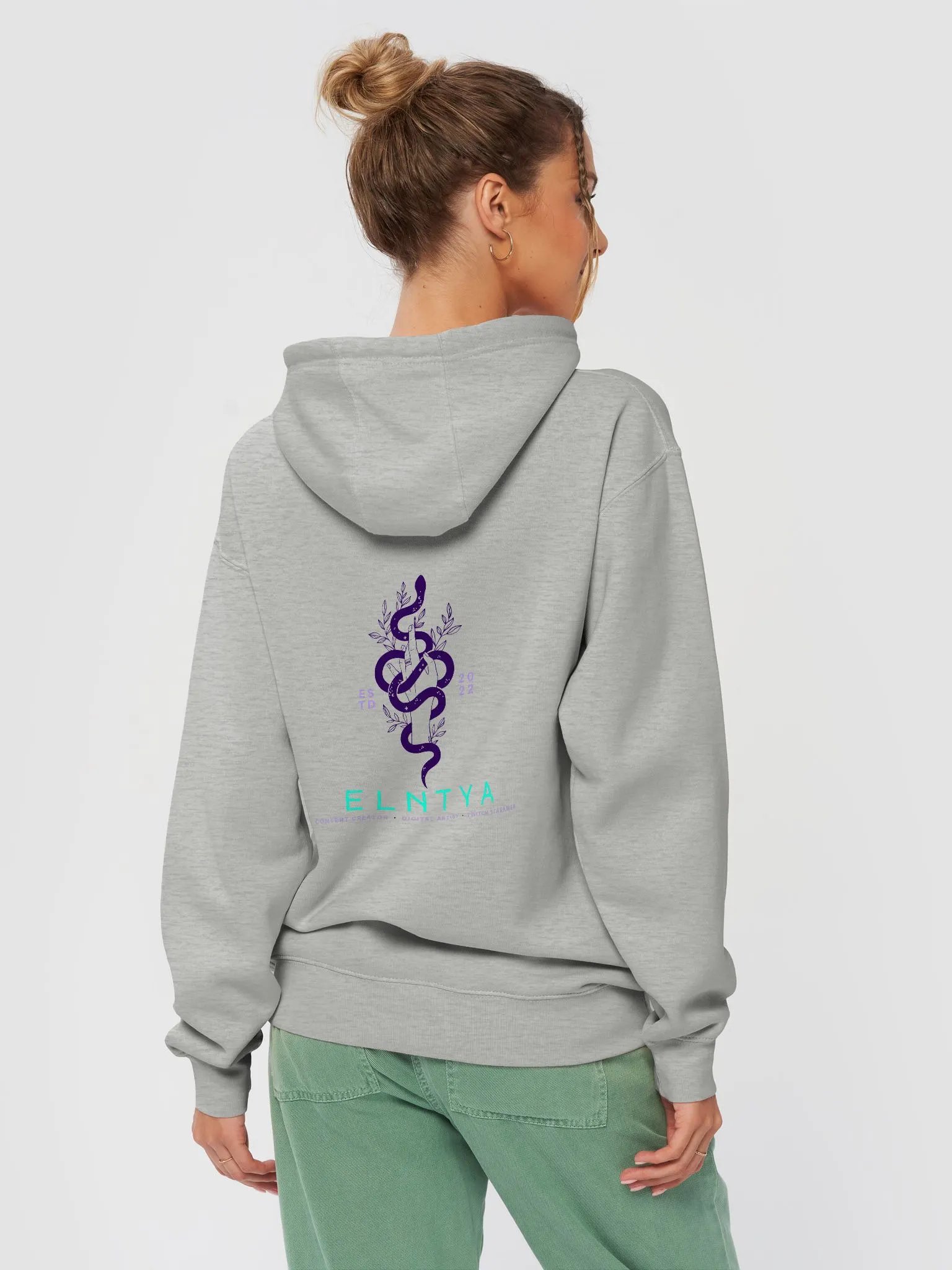 Lil El Purple Snek Logo Hoodie product image (4)