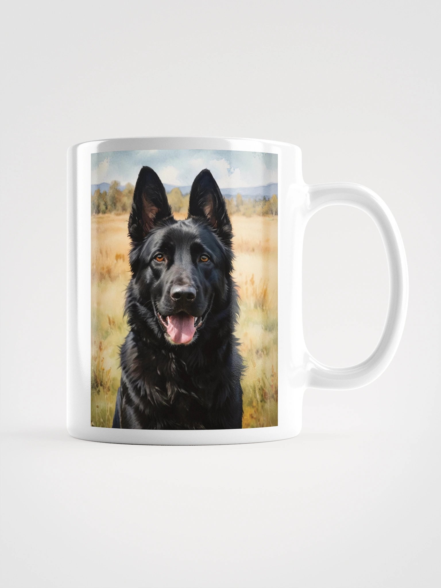 Black German Shepherd | Dog Coffee Mug product image (3)