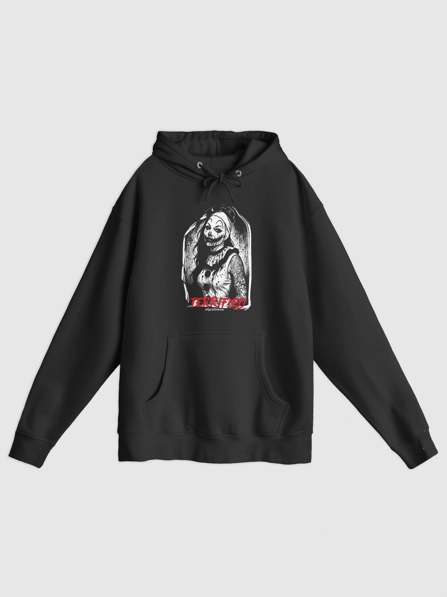 Terrified Clown hoodie front product image (1)