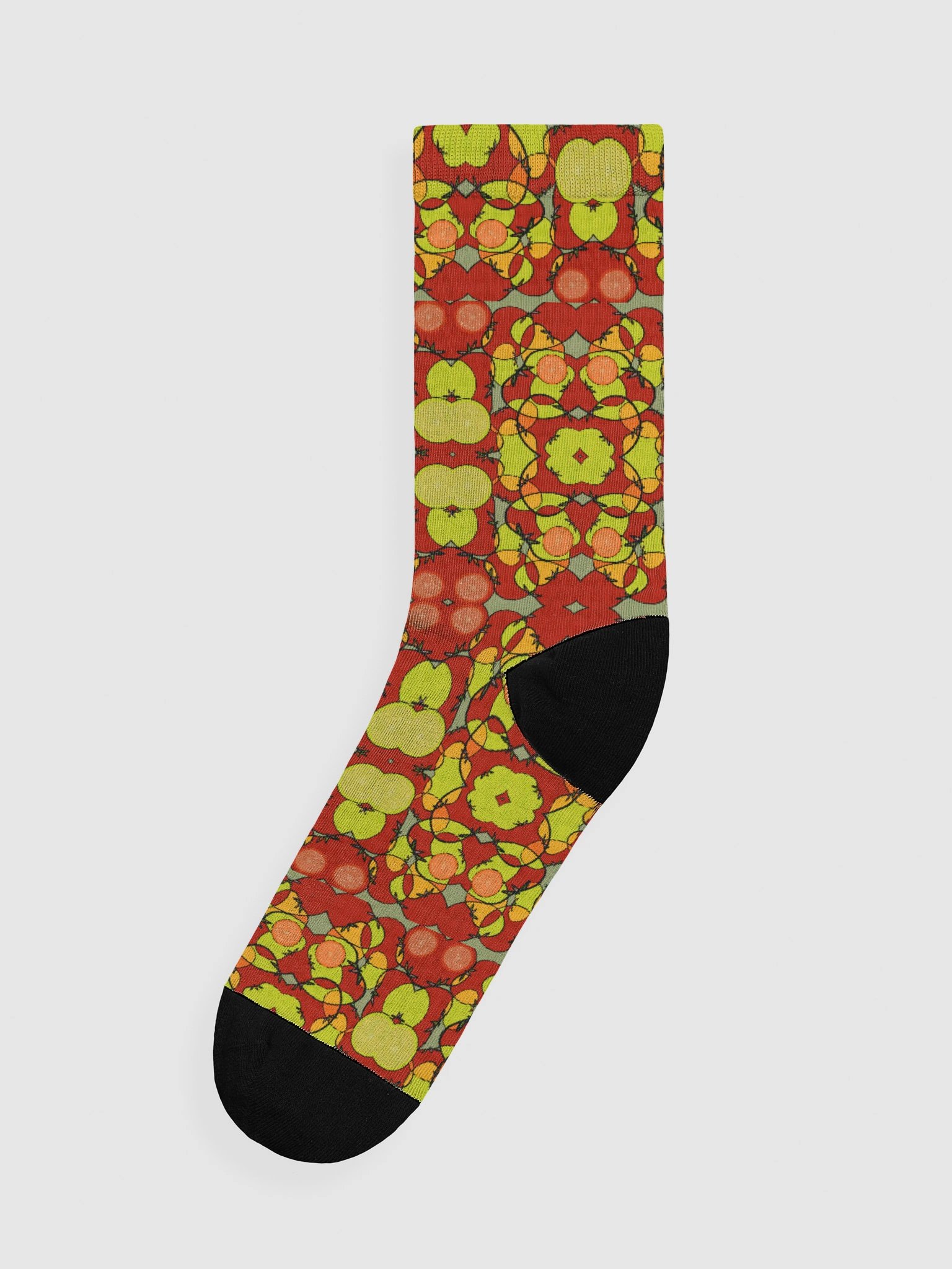 Tomato Glow – Sustainable Crew Socks product image (2)