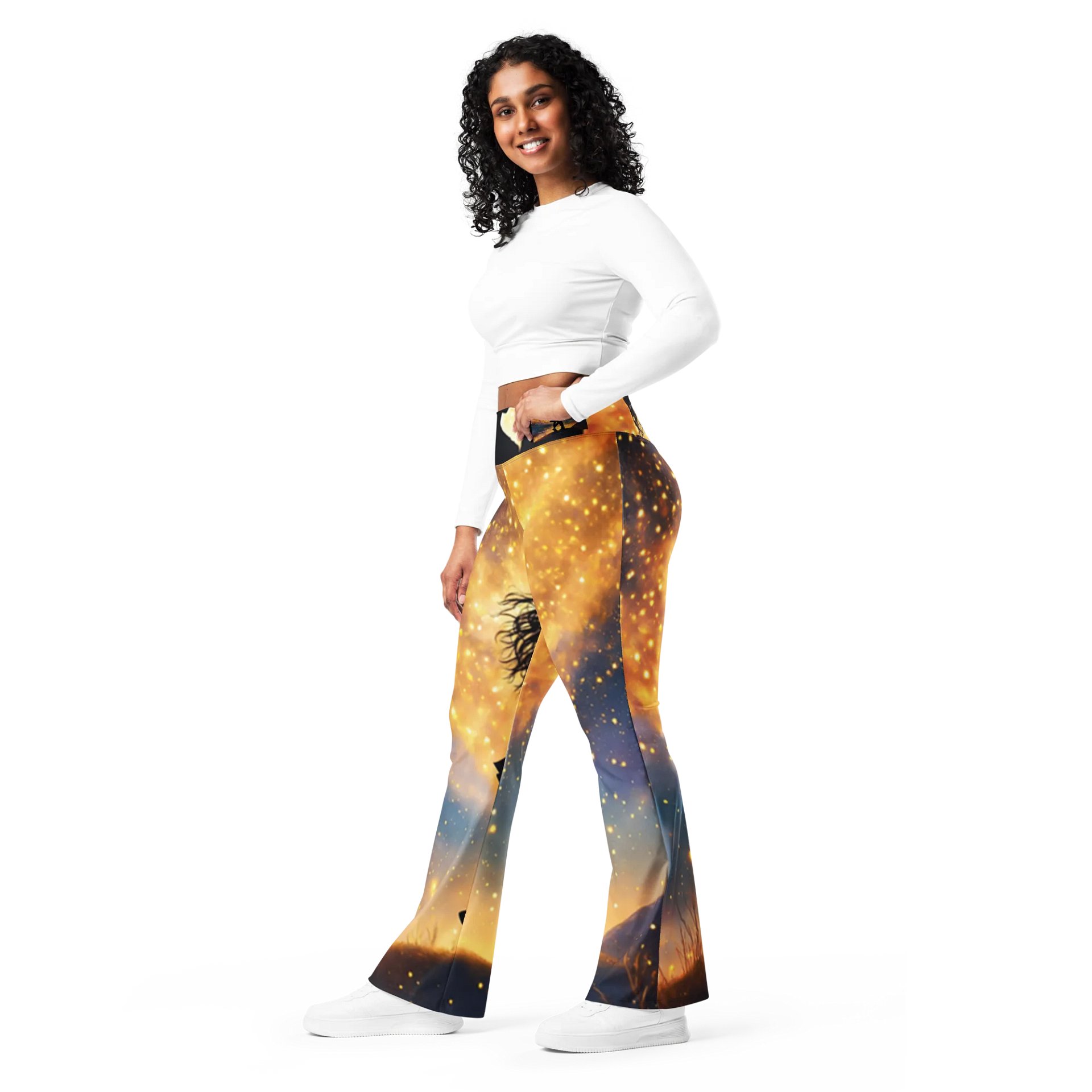 'You Need To Find Some New' Flare Leggings product image (11)