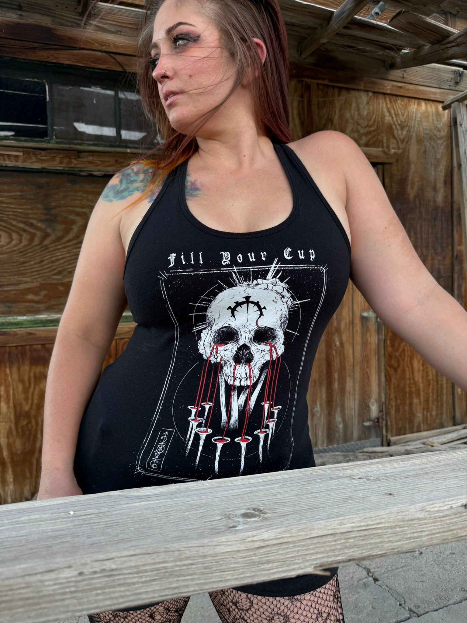 Saints Year 10 Women's Racerback Tank product image (1)