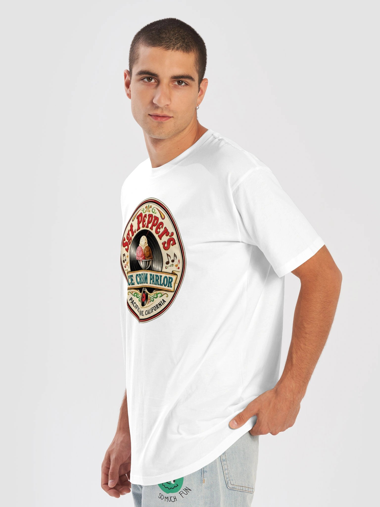 Sgt. Pepper's Ice Cream Parlor Classic T-Shirt product image (7)