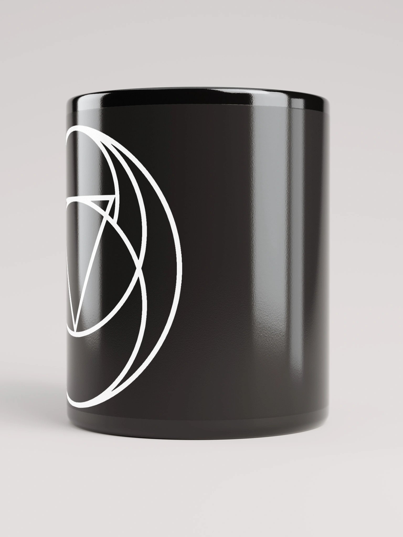 The WorldWith Black Glossy Mug product image (9)