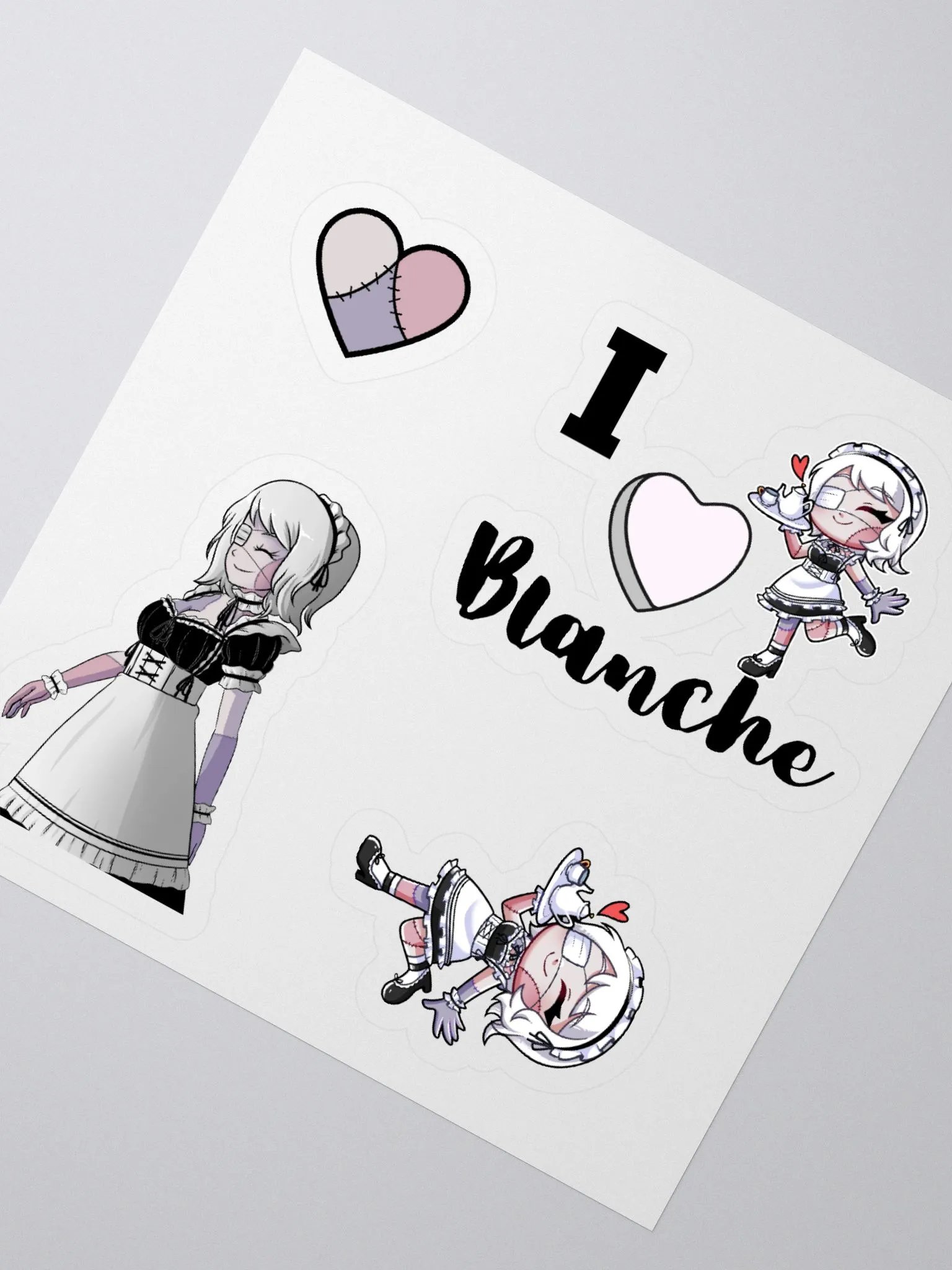 I <3 Blanche Stickers product image (2)