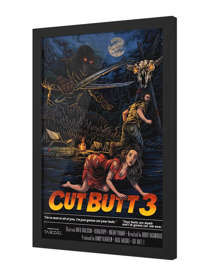 Cut Butt 3 - Movie Poster - Framed Print (Limited to 10) product image (1)