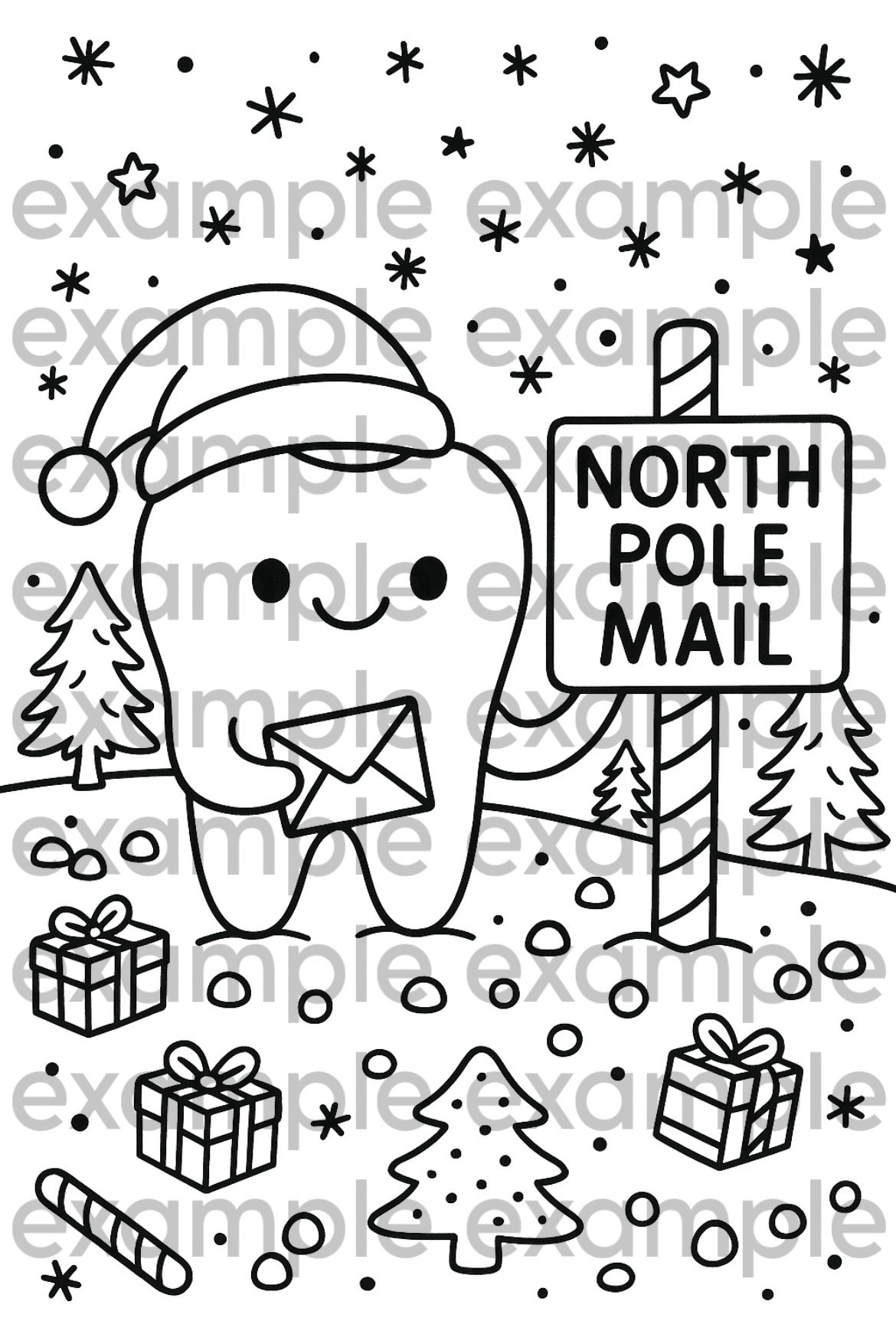 Very Merry Brushmas Coloring Pages product image (7)