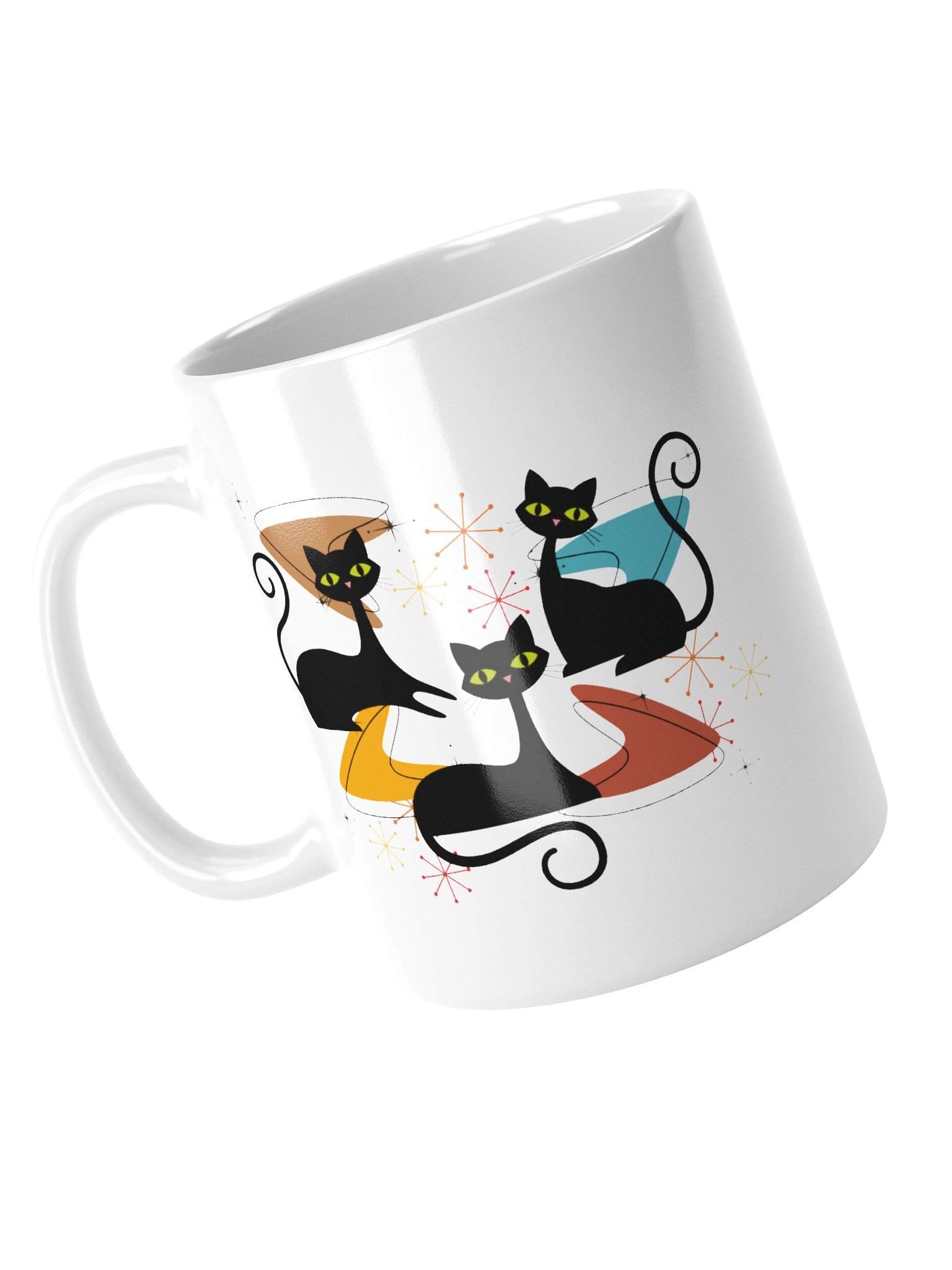 Retro Atomic Cats Mug product image (10)