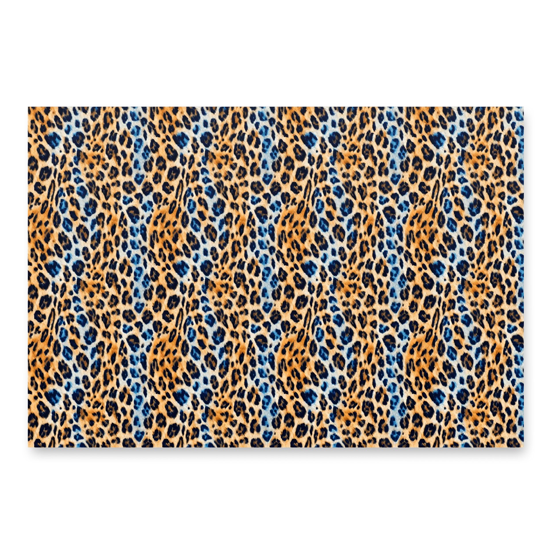 Blue Brown Leopard Paper Sheets product image (3)