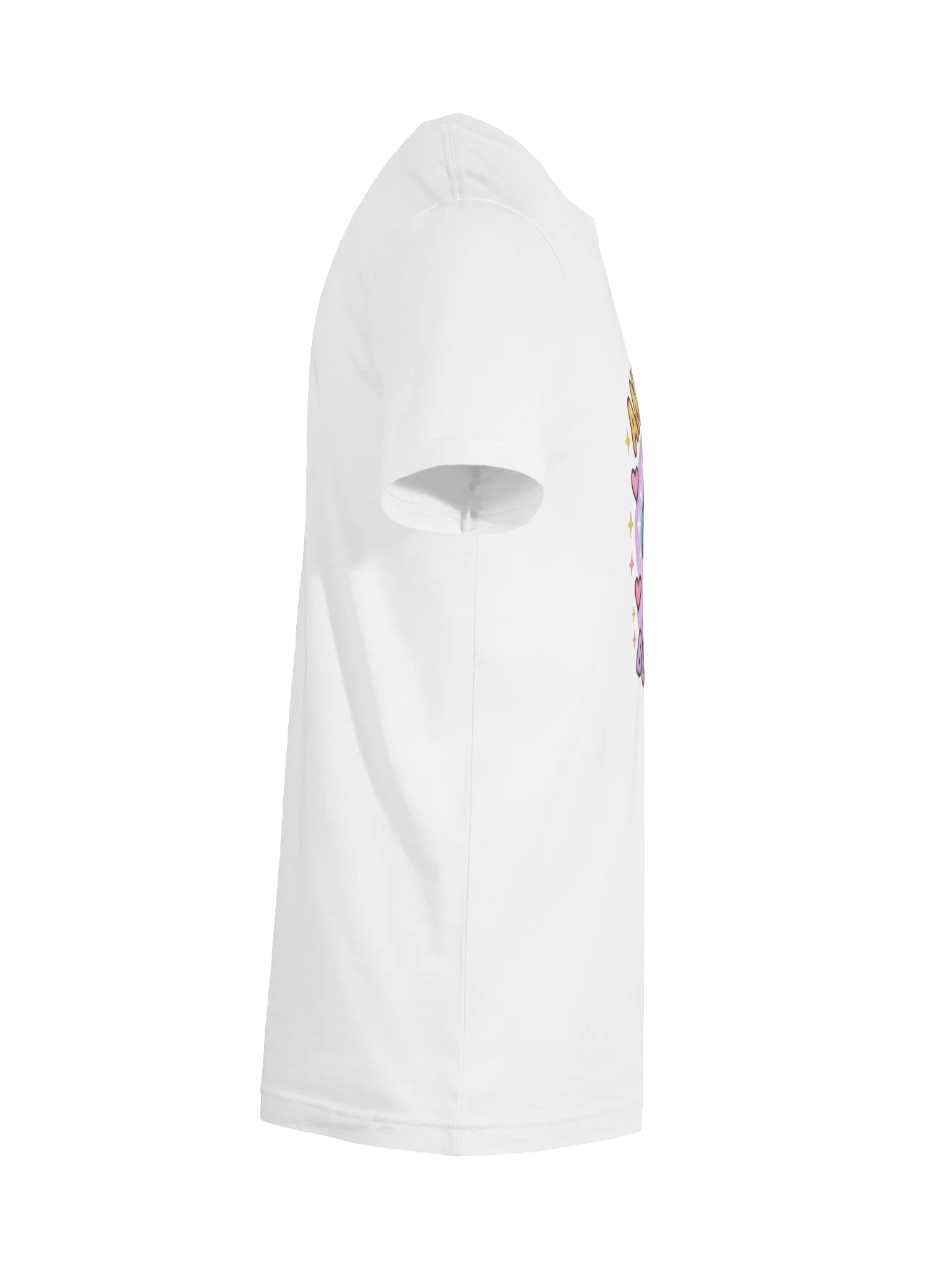 Anxious But Cute Smiley Sticker Tee product image (110)