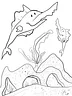 TSStechangel's World - Swordlike Fish Coloring Page