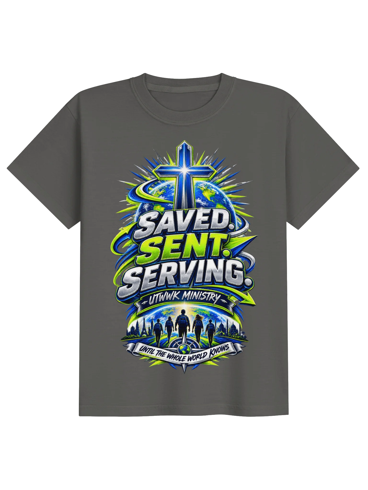Saved. Sent. Serving. Youth Heavyweight T-Shirt product image (7)