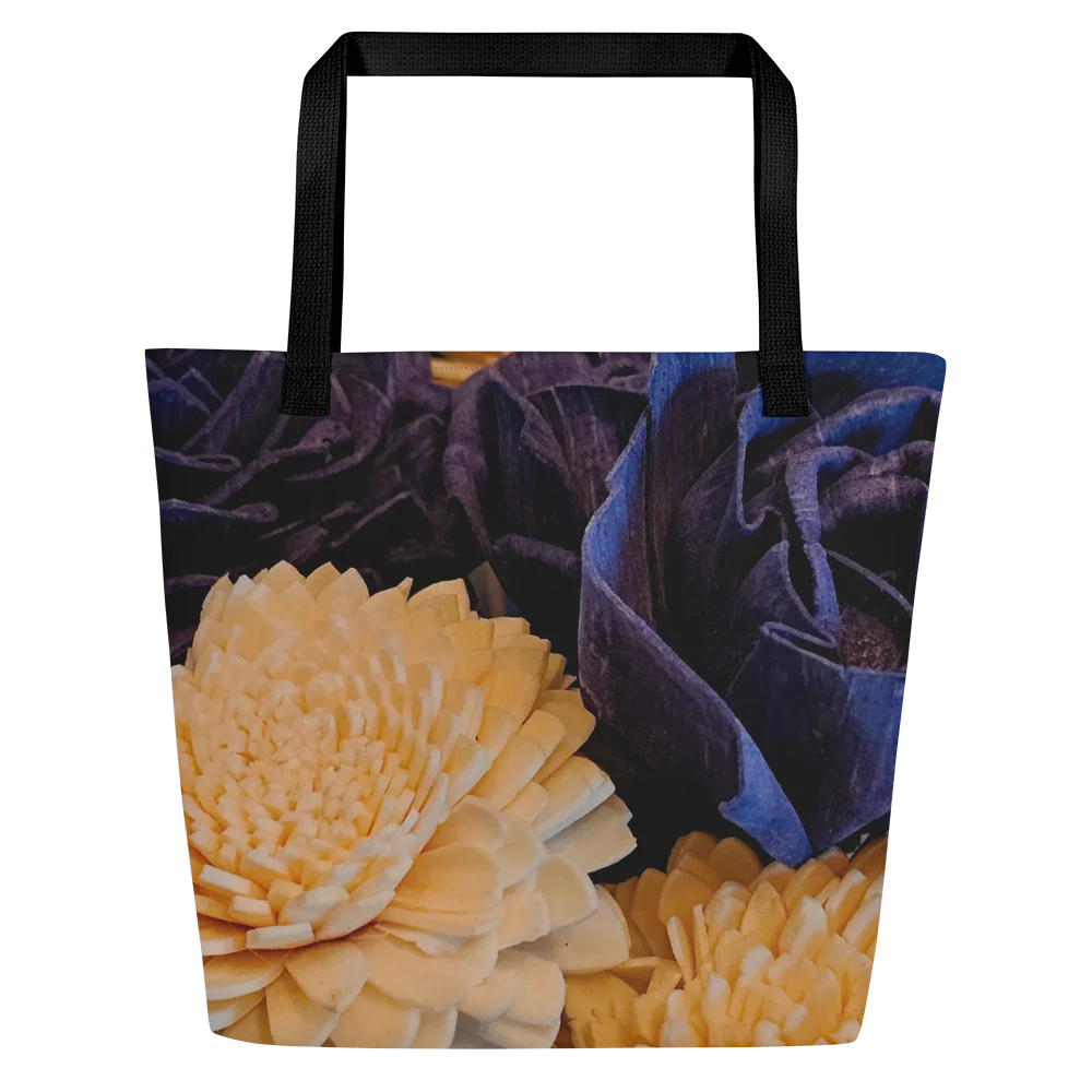 Wooden Flowers Tote Bag product image (3)