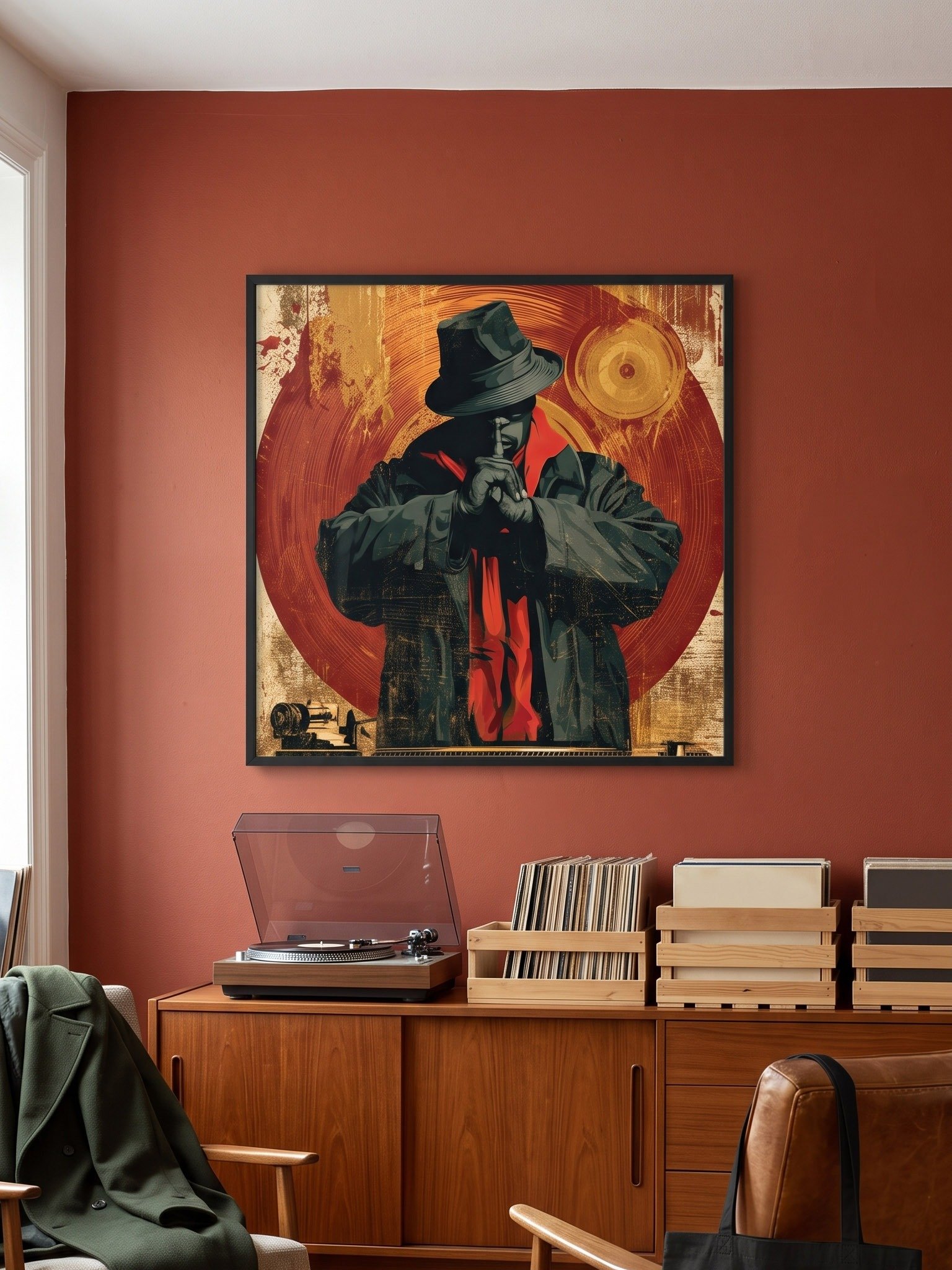 Off the Record | Framed Art Print | Originology | Black History X product image (3)