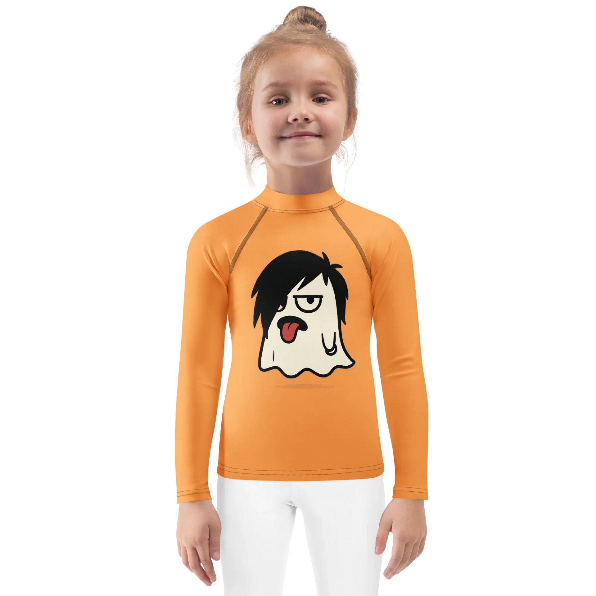 Emo Boo Kids Rash Guard product image (1)
