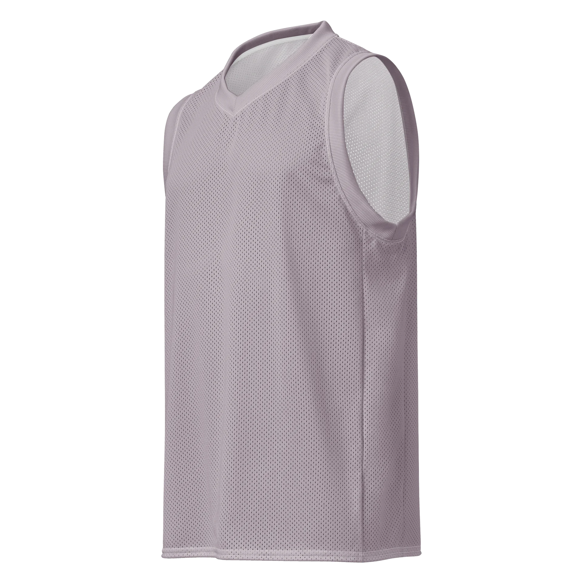 Minimal Gray-Purple All-Over Print Basketball Jersey product image (1)
