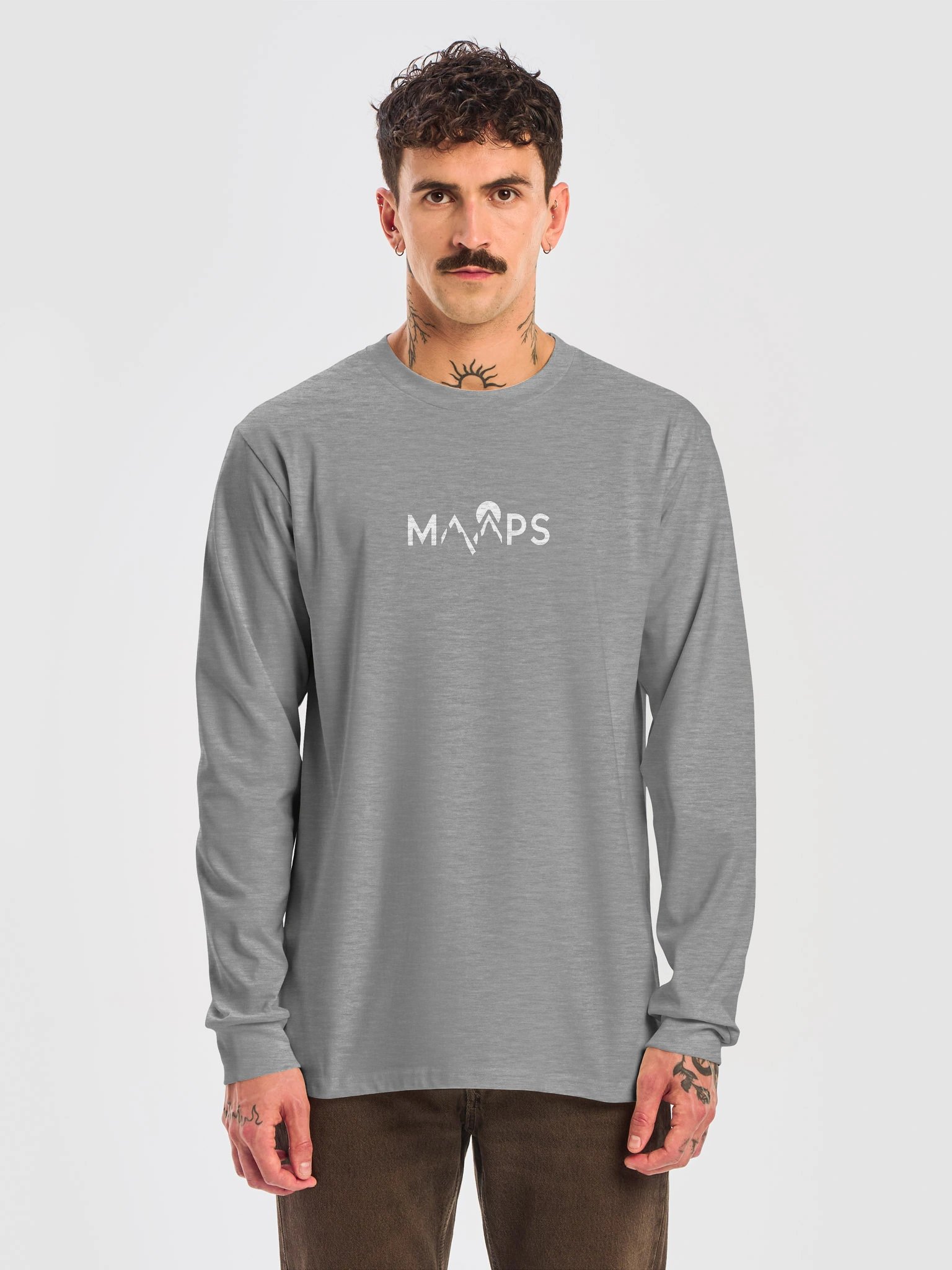 Long Sleeve MAAPS Tee - White Logo product image (21)