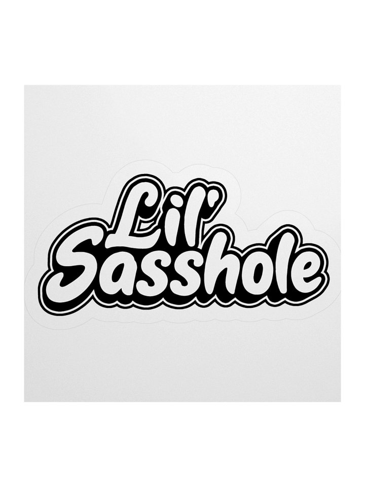 "Lil' Sasshole" Original Sticker product image (2)