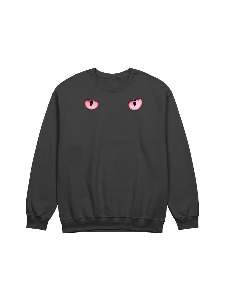 CAT EYES RED SWEATSHIRT product image (1)