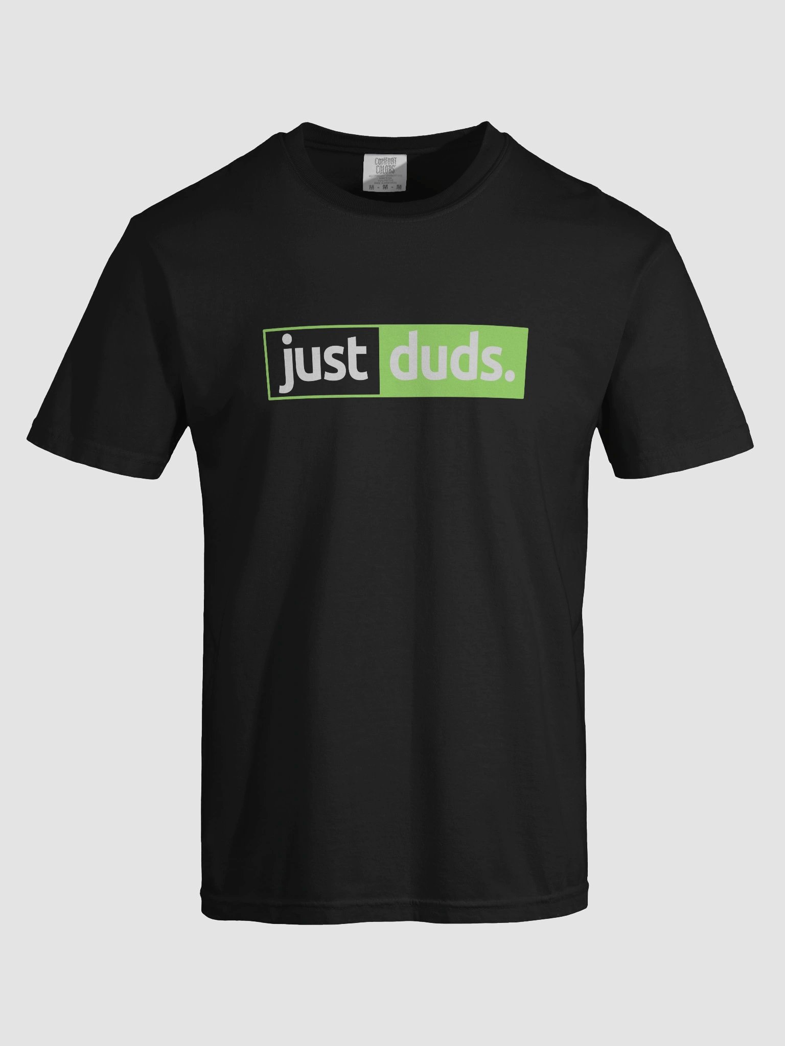 Pixelated Comfort: Green 'Duds' T-Shirt product image (3)