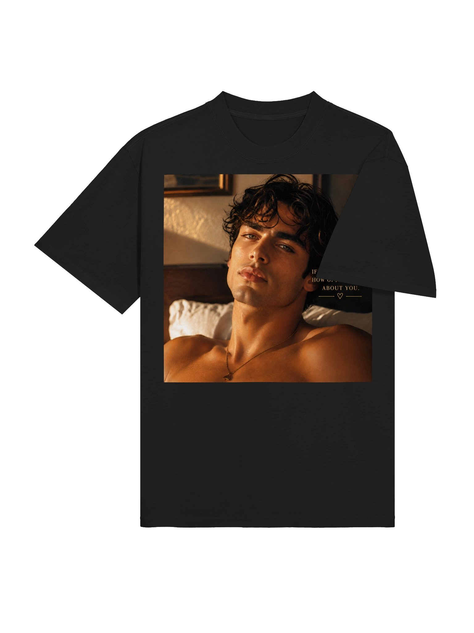 If You Only Knew Romantic T-Shirt | How Often I Think About You Love Shirt | Unisex Oversized Graphic Tee | Romantic Gift product image (5)