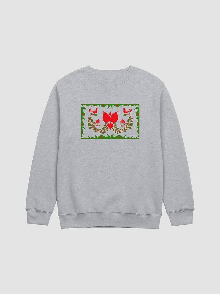 Hungarian Folk Art Silver Sweatshirt product image (1)