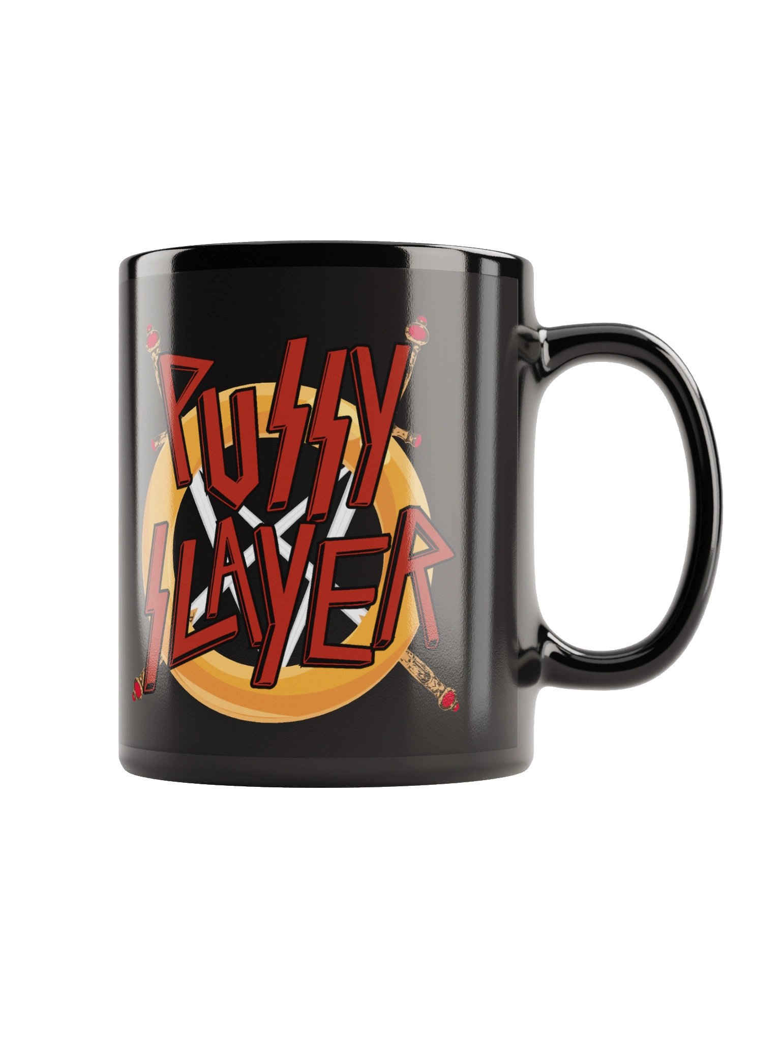 PUSSY SLAYER BLACK MUG product image (1)