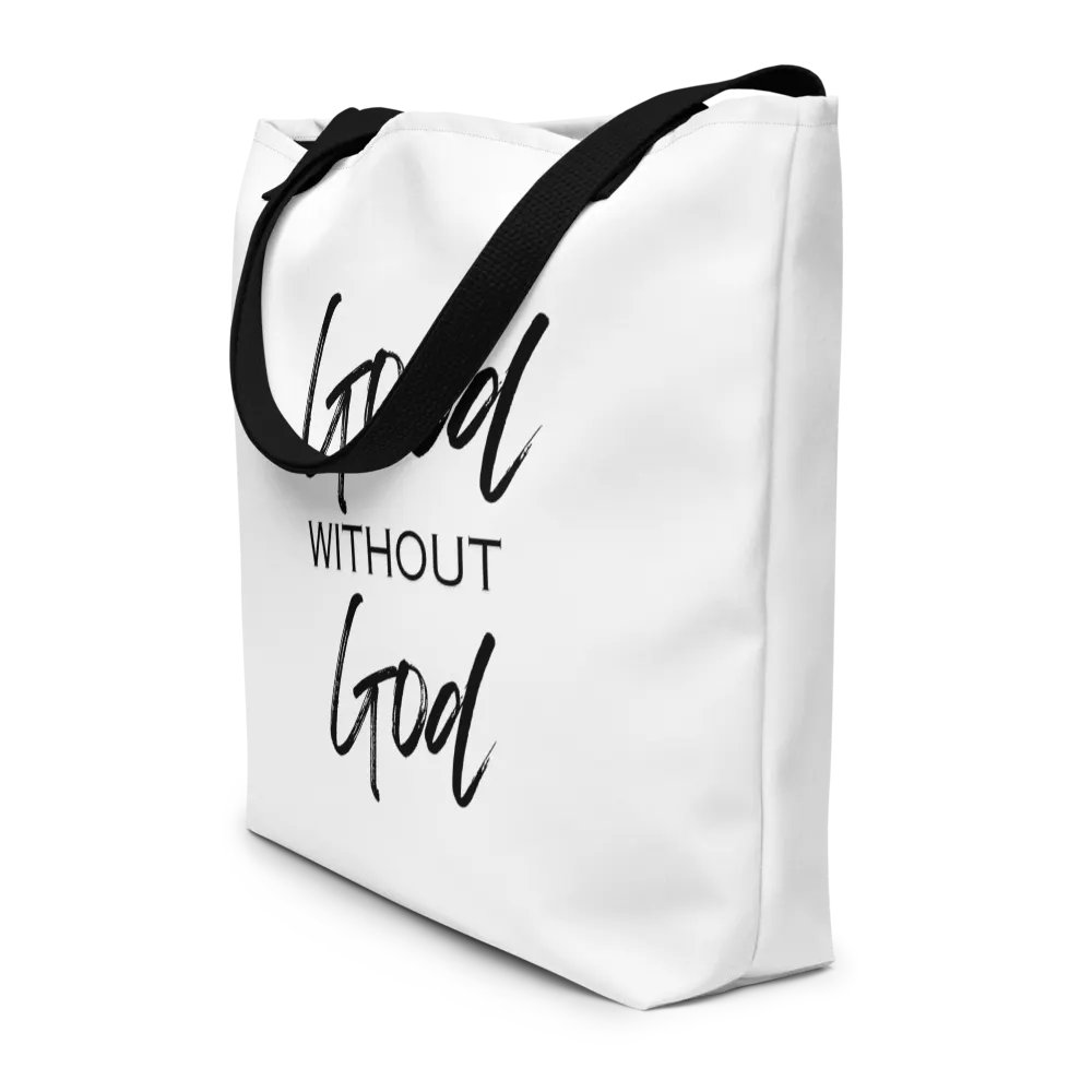 Good Without God Tote Bag product image (7)