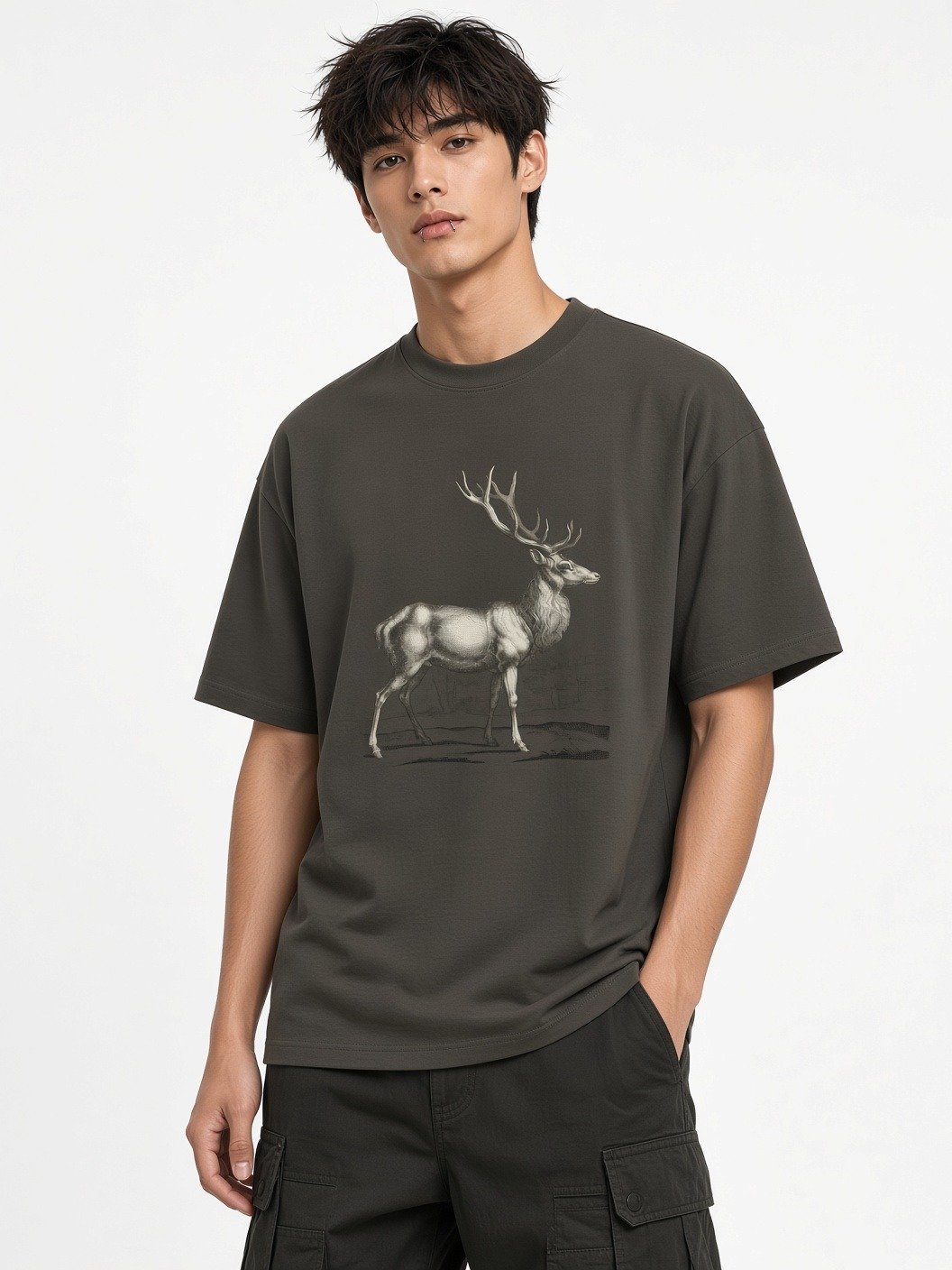 Ridge Stag Heavyweight Box Tee product image (2)