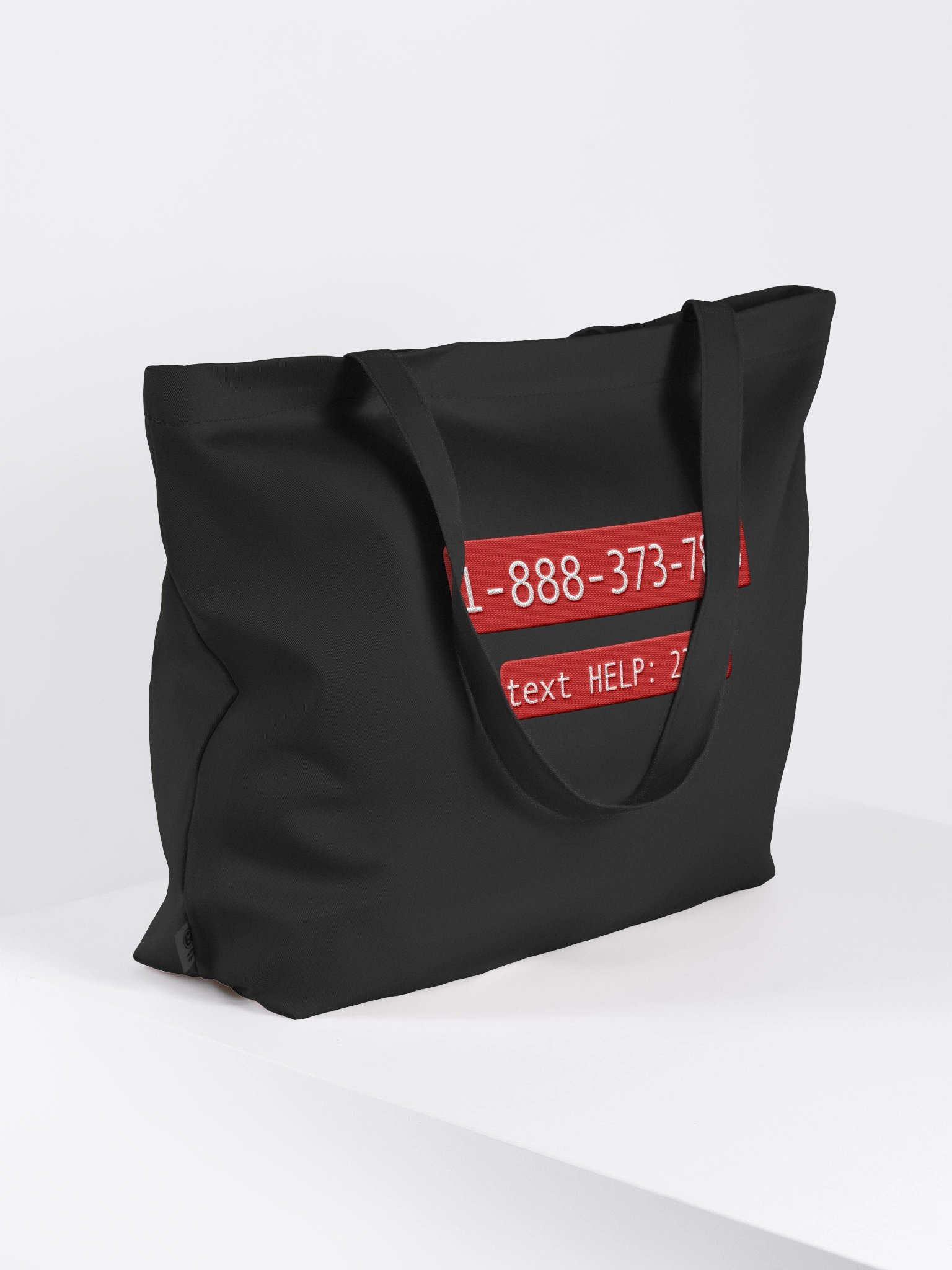 embroidered hotline tote product image (1)